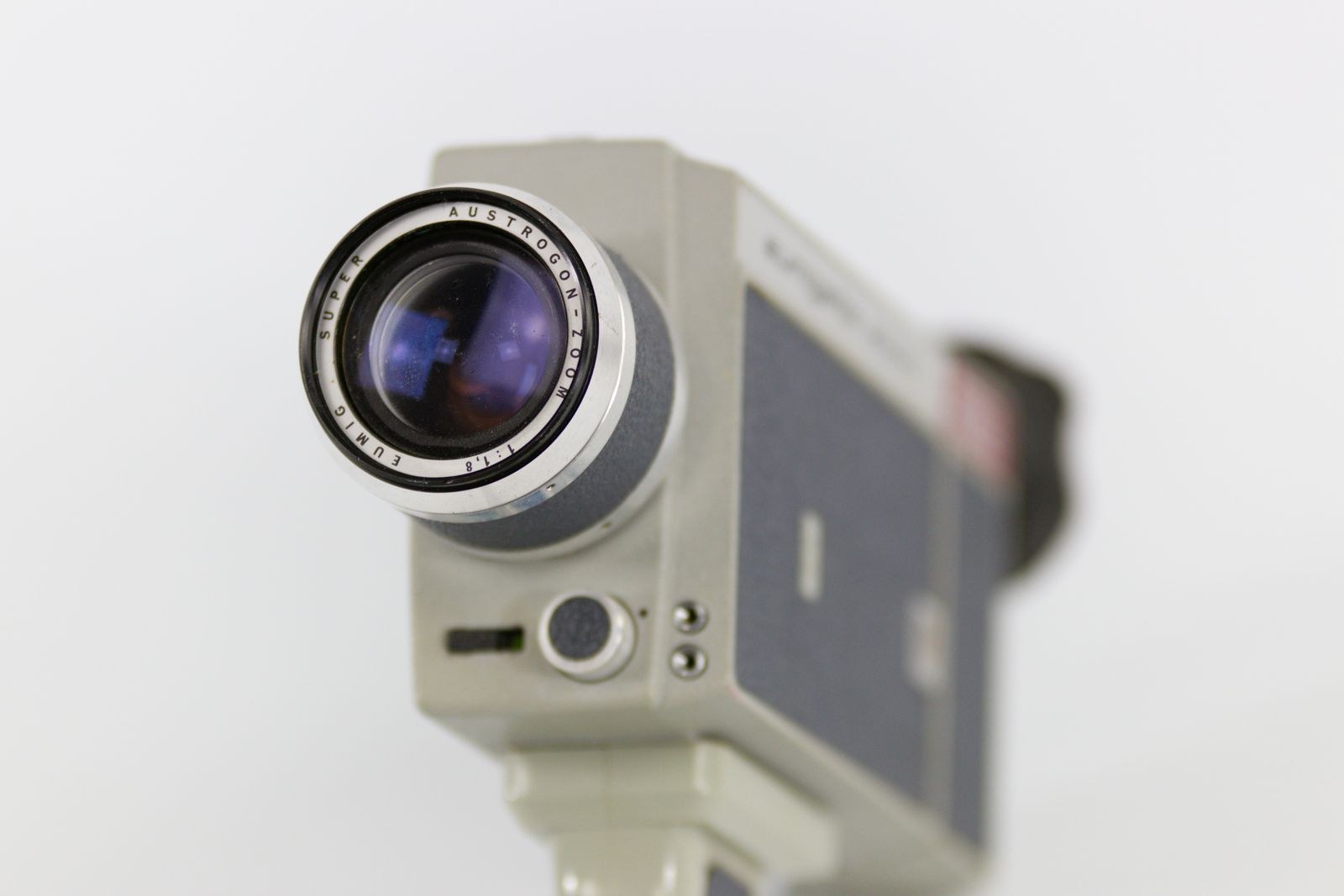 Macro shot of a camera lens